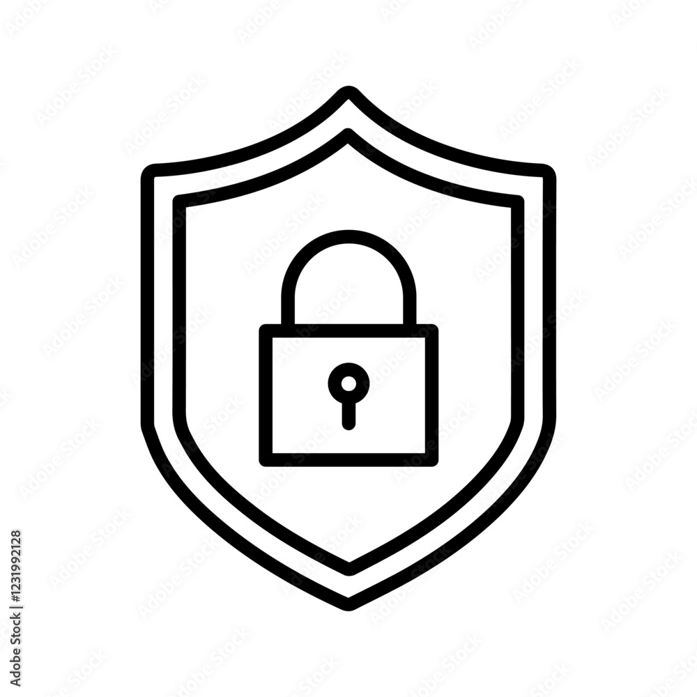 Security Shield Vector Icon Security Shield Vector Icon