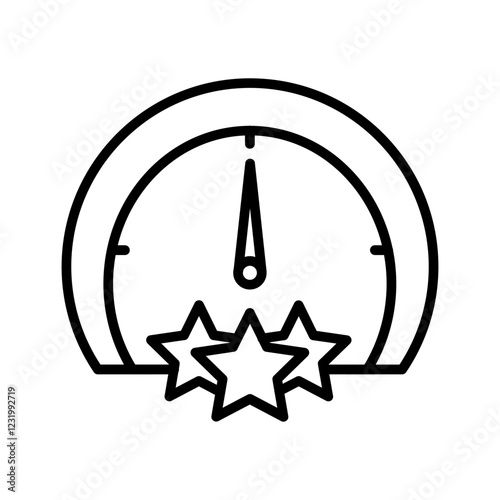 Rating Scale Vector Icon