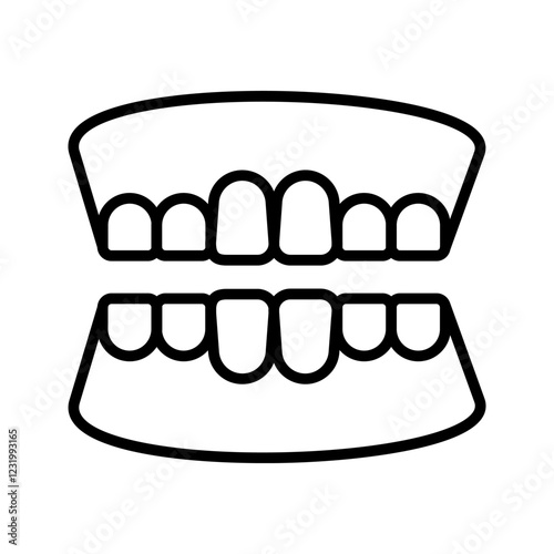 Denture Vector Icon