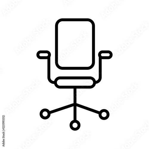 Barber Chair Vector Icon