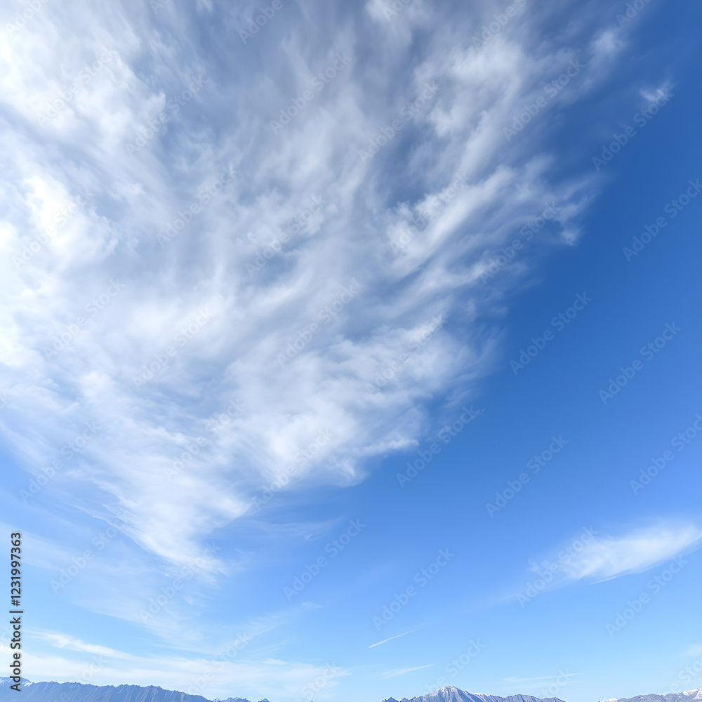 Obraz premium blue sky with clouds