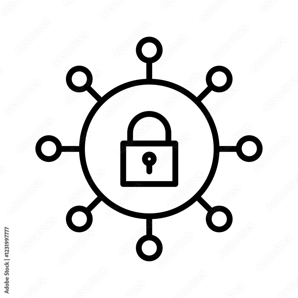 Security System Vector Icon Security System Vector Icon