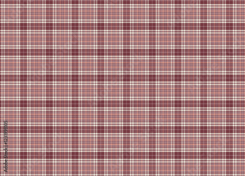 チェック柄のシンプルでシームレスなパターン背景 ピンク/ブラウン