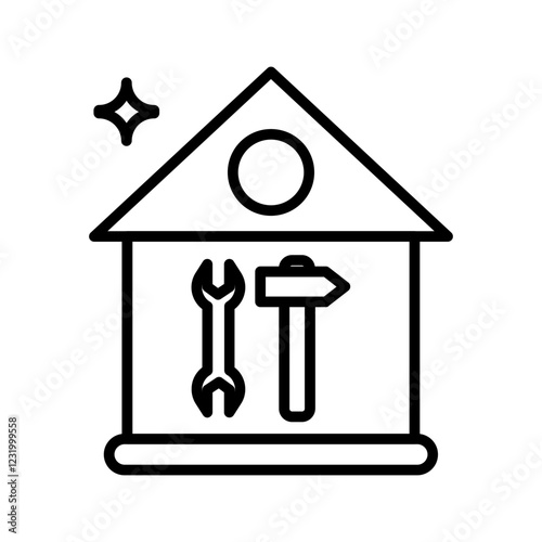 House Renovation Vector Icon