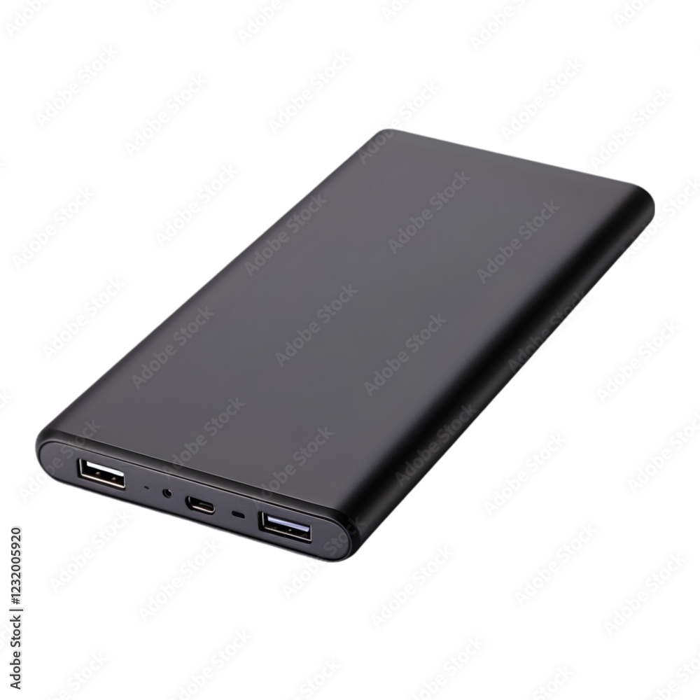 Trendy Image of Ultra-Realistic Matte Black Portable Power Bank W 3 - Ultra-Realistic Representation for E-Commerce, Marketing, and Advertising - High-Quality for E-Commerce, Mark Trendy Image of Ultra-Realistic Matte Black Portable Power Bank W 3 - Ultra-Realistic Representation for E-Commerce, Marketing, and Advertising - High-Quality for E-Commerce, Mark