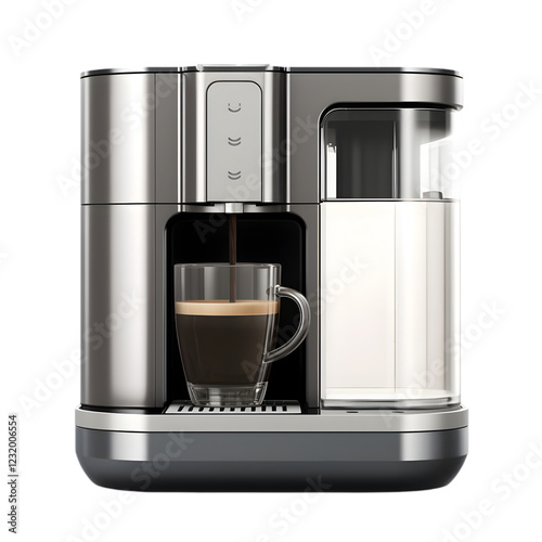 Best for Commercial Use Image of Ultra-Realistic Modern Automatic Coffee Maker Wit  3 - Ultra-Realistic Representation for E-Commerce, Marketing - High-Quality Ultra-Realistic Repr