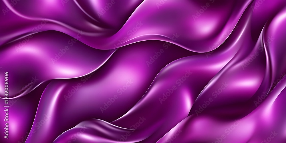 Obraz premium Purple silk waves abstract background. Design texture