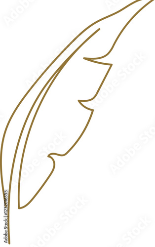 Leaf Icon in Cartoon Style