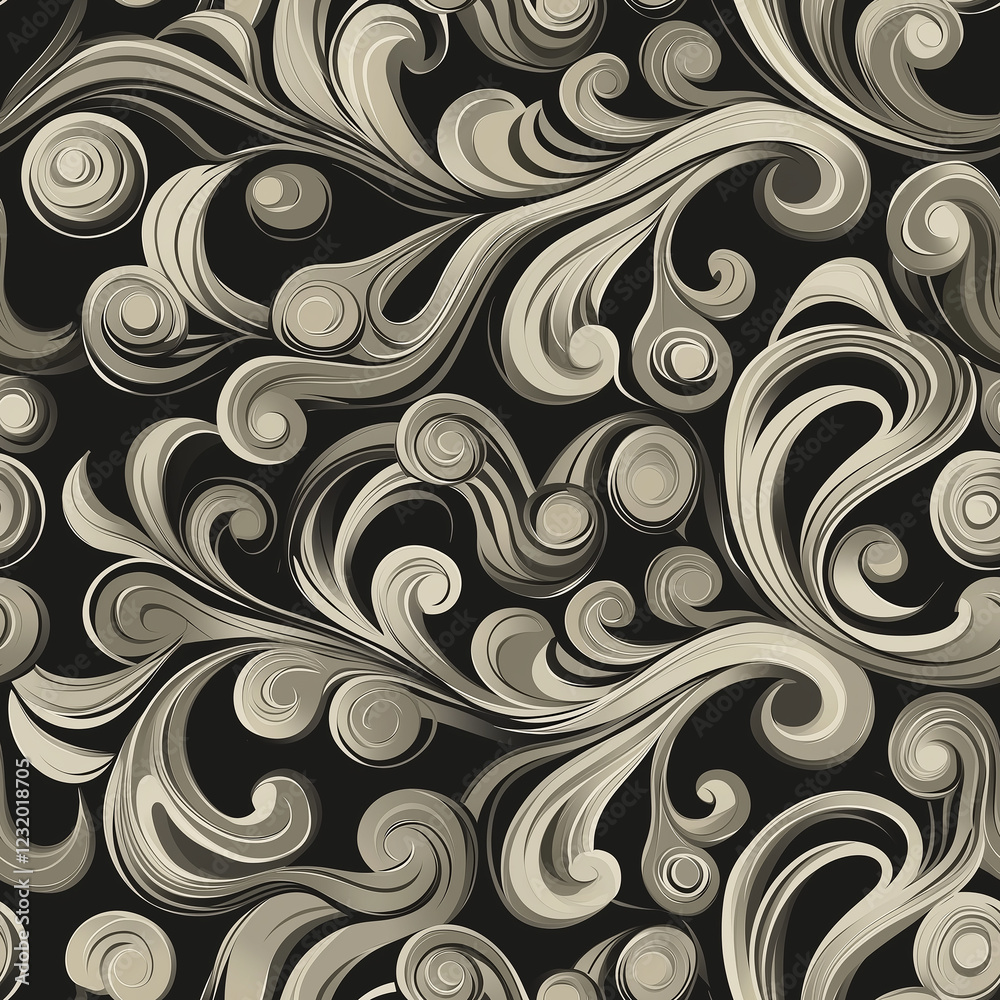 Elegant damask seamless pattern motif artistry studio textile design studio environment aesthetic viewpoint decorative concept Elegant damask seamless pattern motif artistry studio textile design studio environment aesthetic viewpoint decorative concept