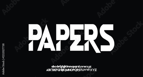 Sports minimal tech font letter set. Luxury vector typeface for company. Modern gaming fonts logo design 

