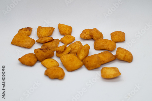 Muruku snack, a spicy fish flavored savory snack