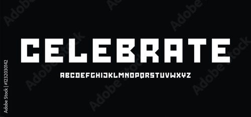 Sports minimal tech font letter set. Luxury vector typeface for company. Modern gaming fonts logo design 
