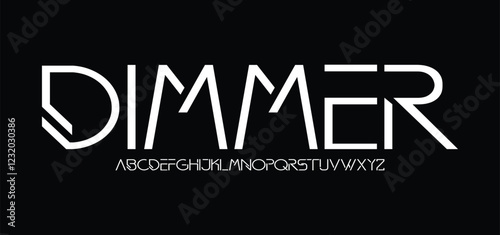 Sports minimal tech font letter set. Luxury vector typeface for company. Modern gaming fonts logo design 

