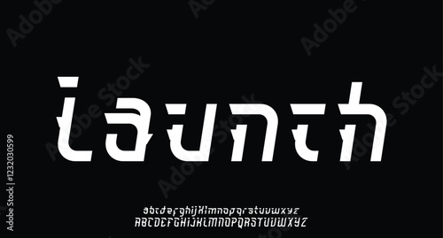 Sports minimal tech font letter set. Luxury vector typeface for company. Modern gaming fonts logo design 
