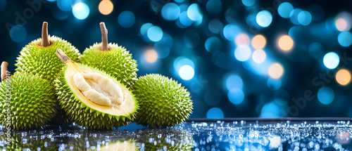 Durian are a healthy food. king of fruit. photo