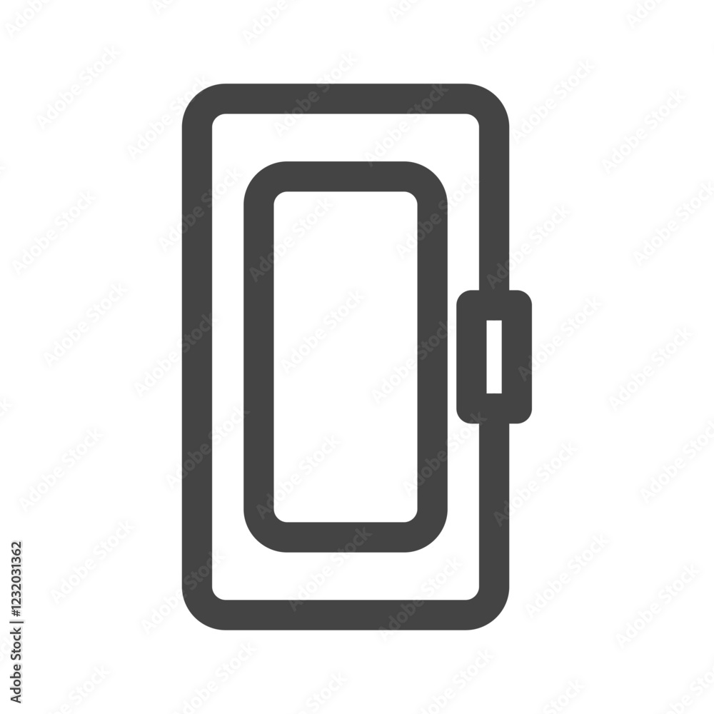 線画学校道具関連の単品アイコン 筆箱 線画学校道具関連の単品アイコン 筆箱