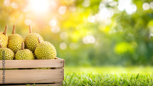 Durian are a healthy food. king of fruit. photo