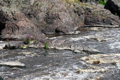 Howler Threshold on the Iset River, Kamensky city district, Sverdlovsk region photo