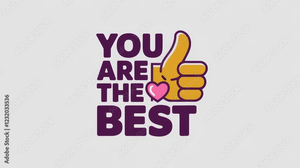 You Are the Best Celebration Community Graphic Design Digital Art Colorful Positive Message You Are the Best Celebration Community Graphic Design Digital Art Colorful Positive Message
