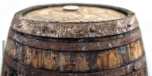 Wallpaper Mural Wooden Barrel Close Up Torontodigital.ca