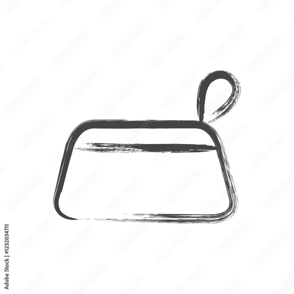 筆書き学校道具関連の単品アイコン 筆箱 筆書き学校道具関連の単品アイコン 筆箱