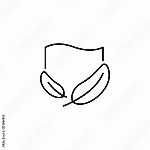 eco paper icon sign vector