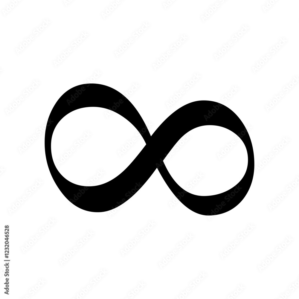 infinity symbol isolated on white infinity symbol isolated on white