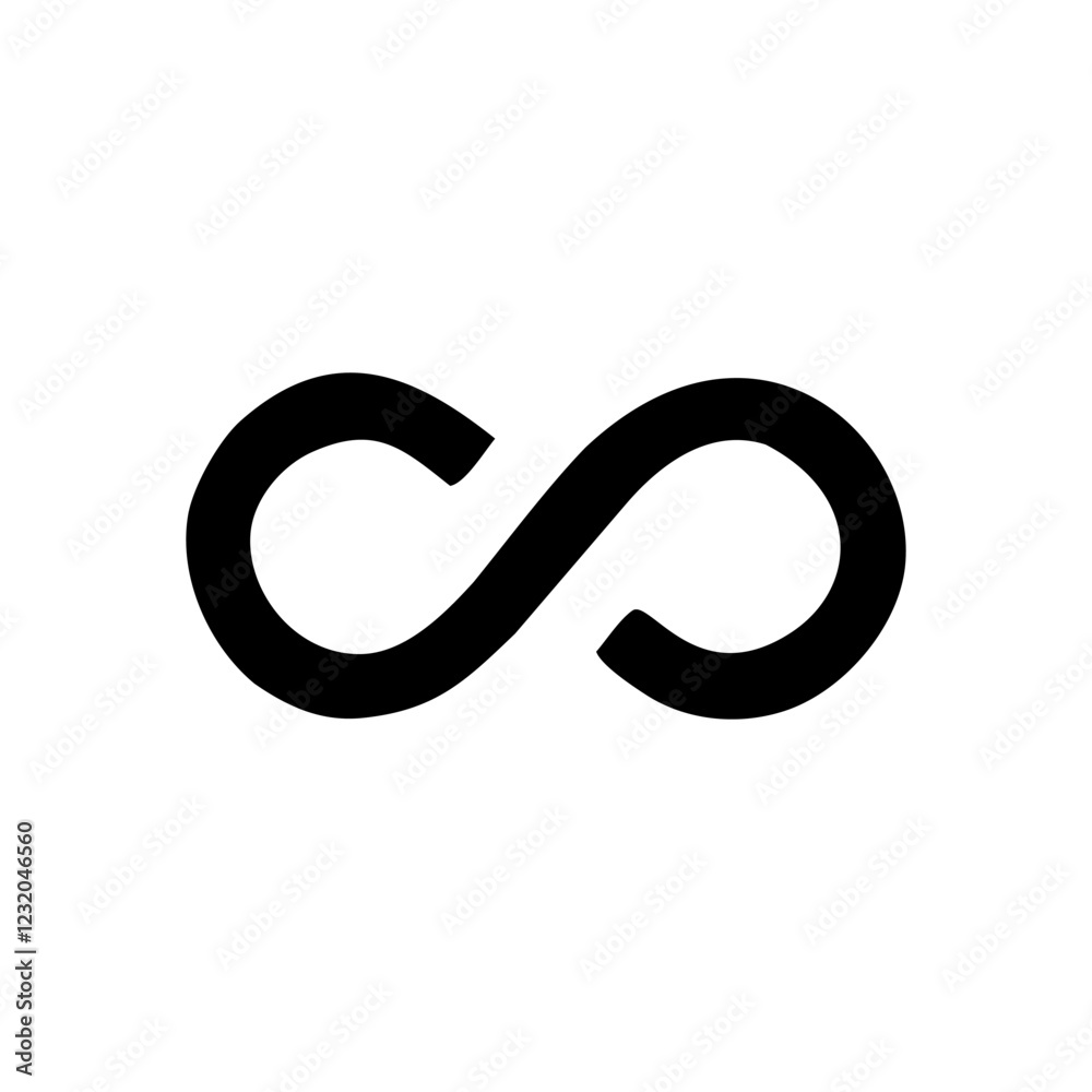 infinity symbol isolated on white infinity symbol isolated on white
