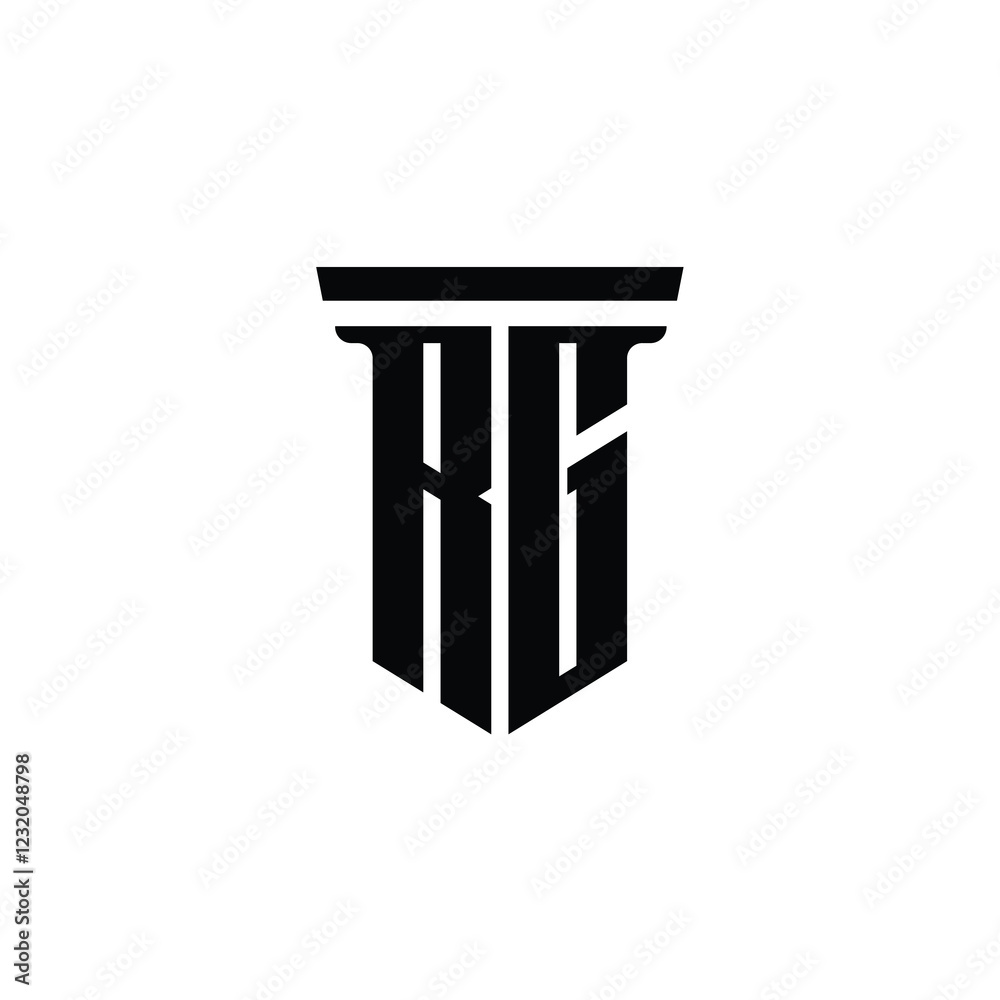 RG monogram logo design letter text name symbol monochrome logotype alphabet character simple logo RG monogram logo design letter text name symbol monochrome logotype alphabet character simple logo