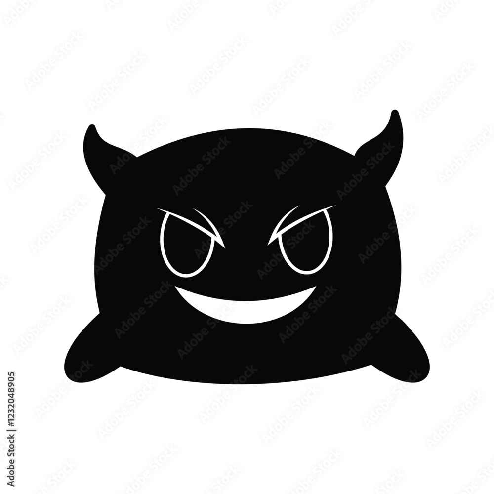 Monster pillow pet, red penetrating Japanese anime eyes. Monster pillow pet, red penetrating Japanese anime eyes.