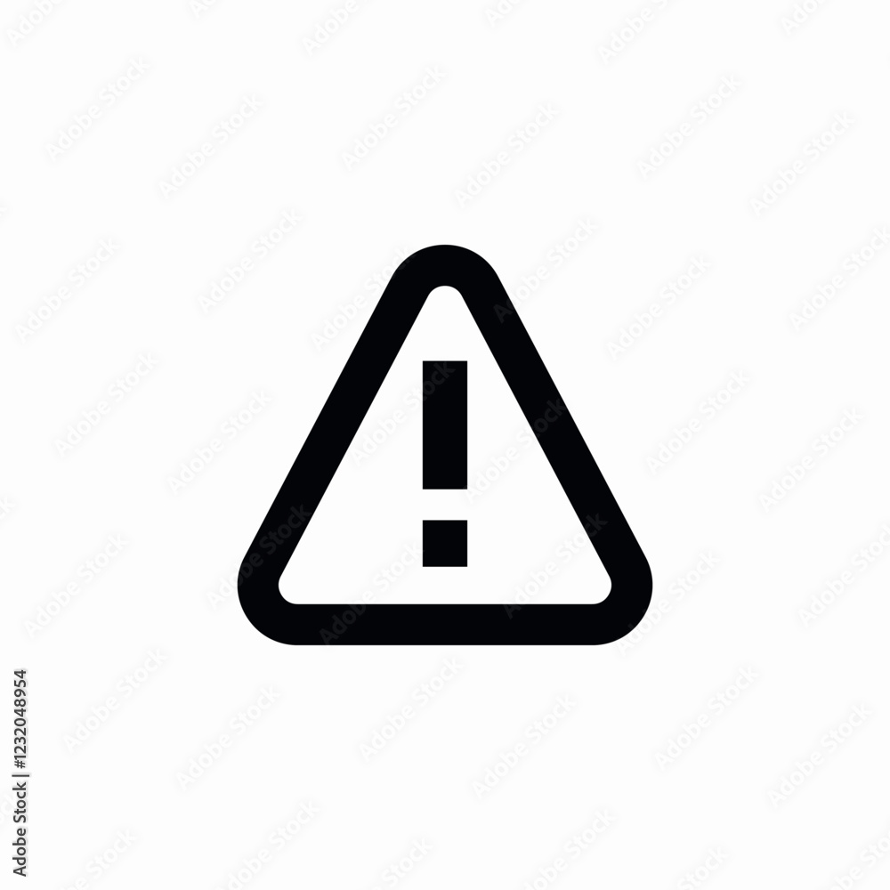 danger warning triangle icon sign vector danger warning triangle icon sign vector