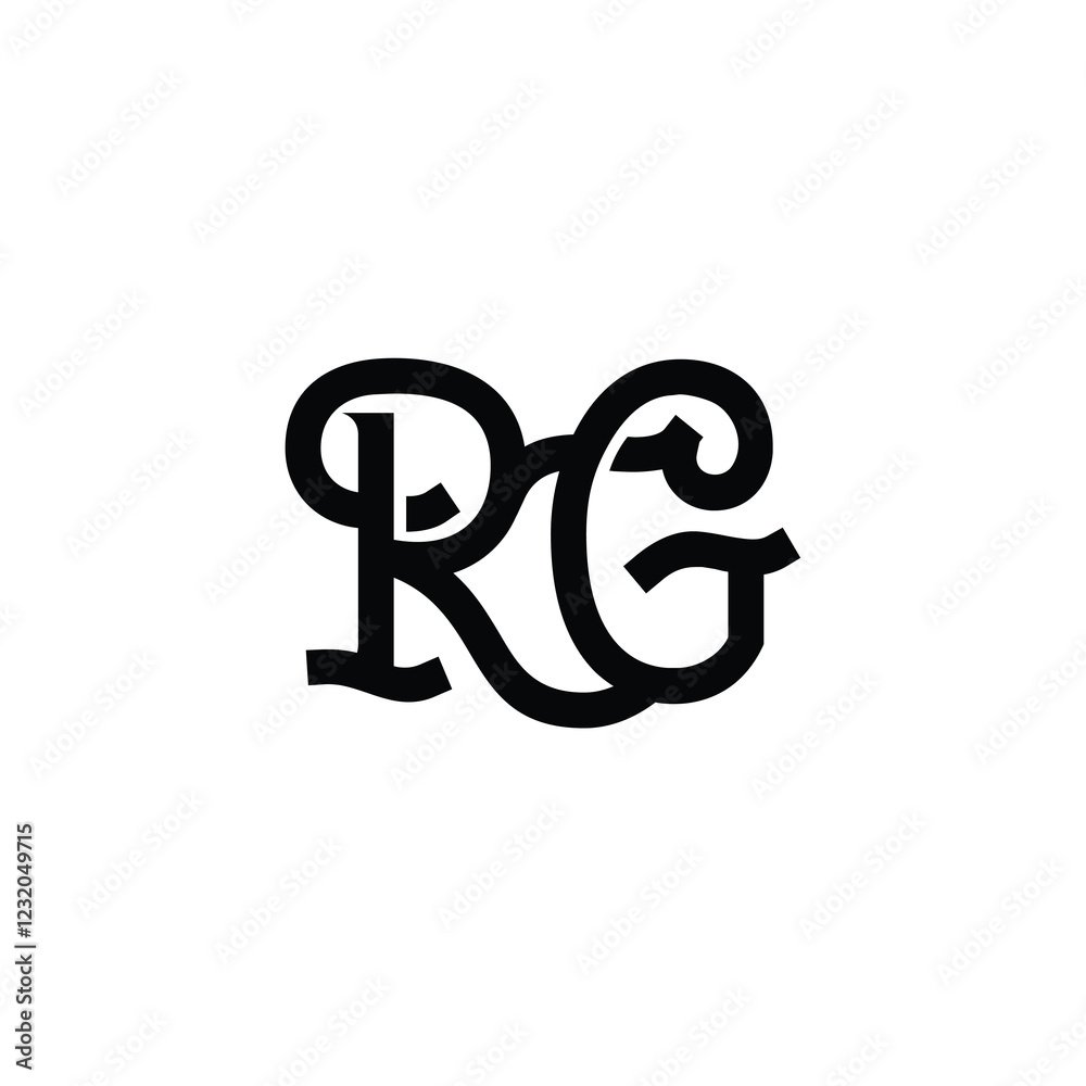 RG monogram logo design letter text name symbol monochrome logotype alphabet character simple logo RG monogram logo design letter text name symbol monochrome logotype alphabet character simple logo