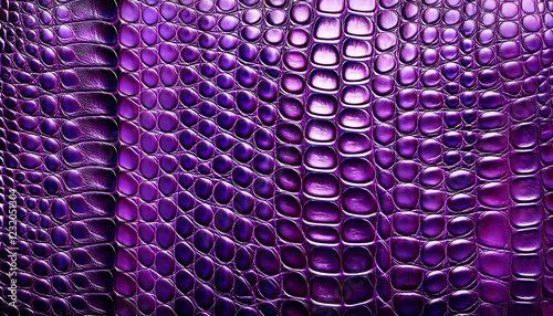 Stylish purple colorful luxury crocodile skin background wallpaper design