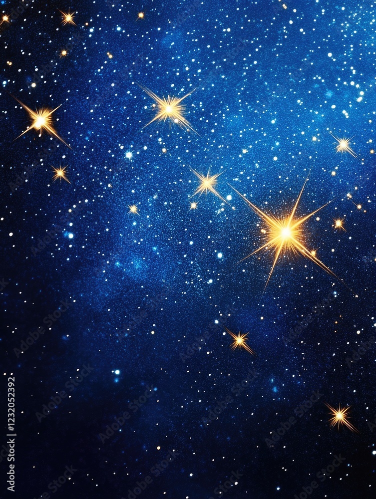 Obraz premium Night Sky with Stars