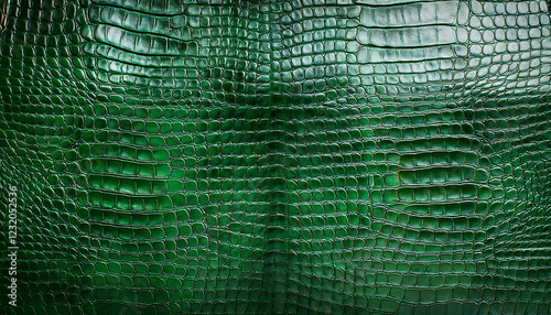 Stylish green 3d luxury alligator skin background wallpaper design