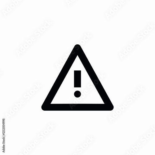 warning danger icon sign vector