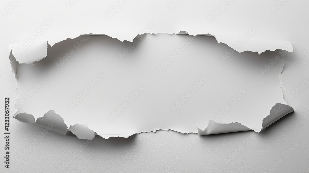 Torn paper white edge txture with curl border background. Rip strip page isolated template design. Empty and broken sheet piece with shadow. Header canvas scratch concept to reveal transparent note Torn paper white edge txture with curl border background. Rip strip page isolated template design. Empty and broken sheet piece with shadow. Header canvas scratch concept to reveal transparent note