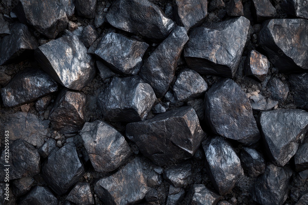 Dark rocks texture, ground, mining, industry, background Dark rocks texture, ground, mining, industry, background