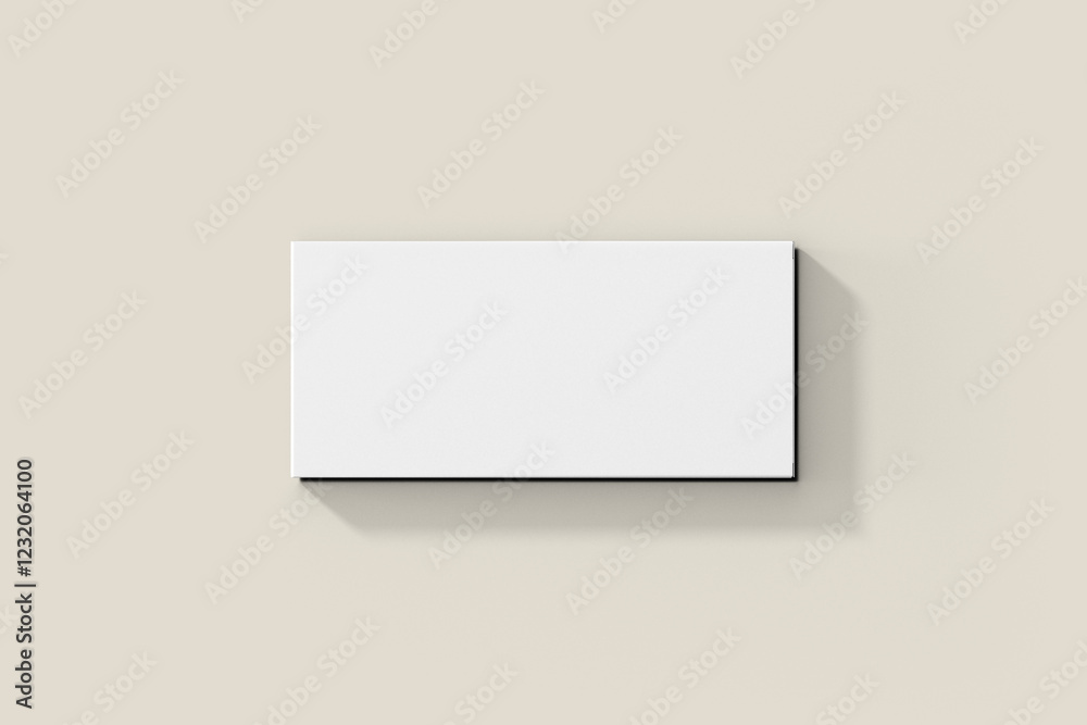 Bar Chocolate Packaging Mockup 3D Rendering Bar Chocolate Packaging Mockup 3D Rendering