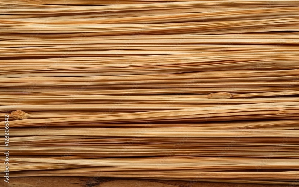 Close-up of parallel light brown wooden sticks. Close-up of parallel light brown wooden sticks.