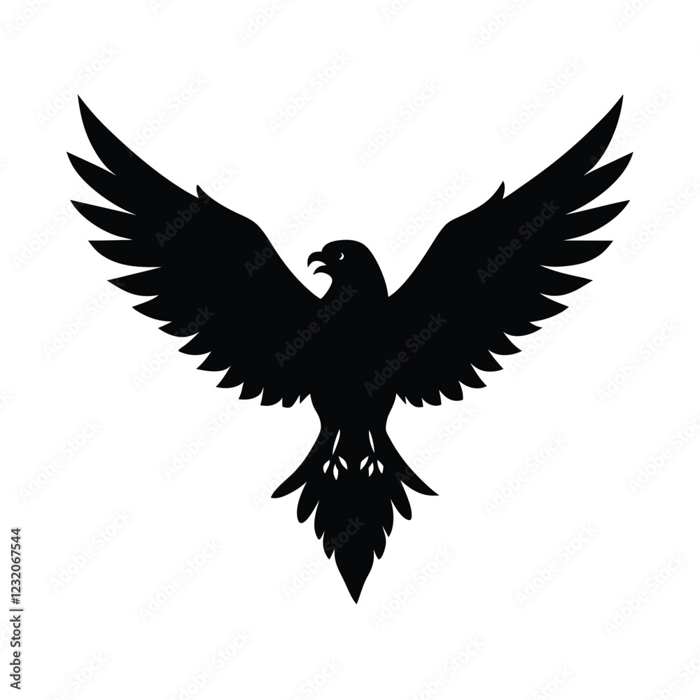 Fototapeta premium eagle in flight vector illustration