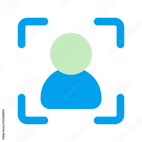 target audience duo tone icon