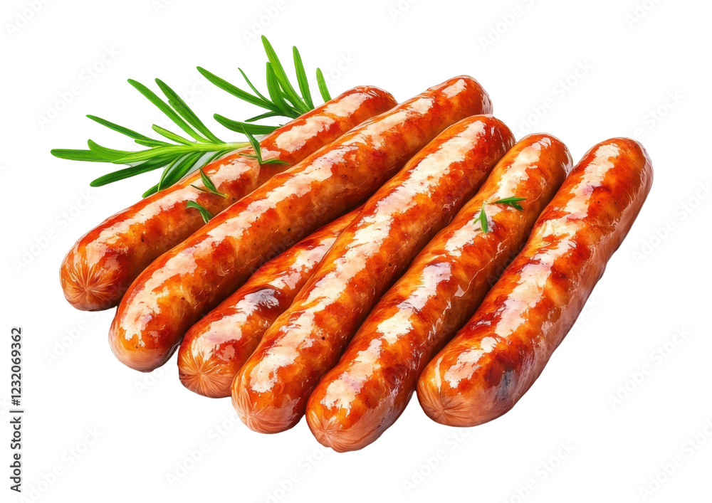 Sausages PNG clipart isolated on white background. Sausages PNG clipart isolated on white background.