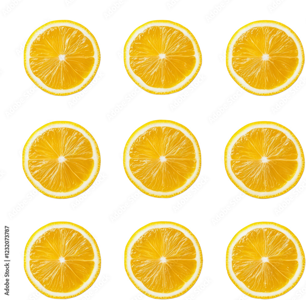 Fototapeta premium lemon sliced 