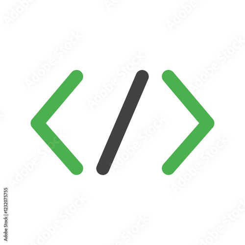 coding flat icon