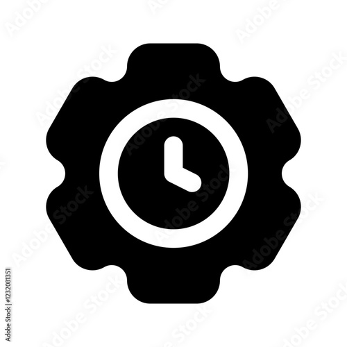 efficiency glyph icon