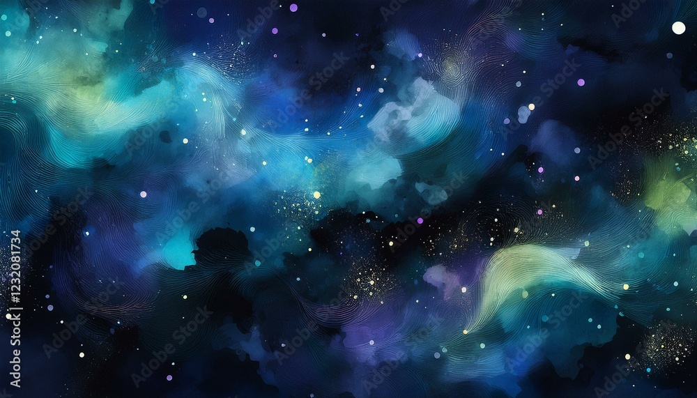 Obraz premium 癒しをイメージした抽象的なイラスト背景