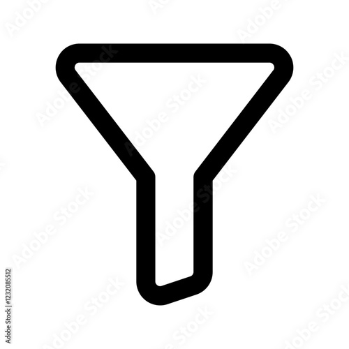 filter glyph icon