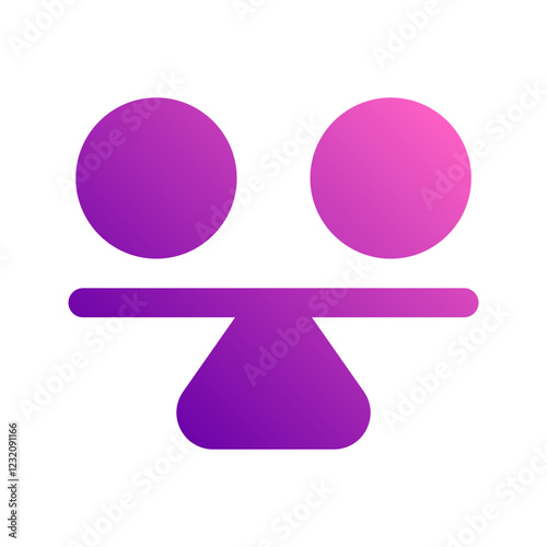 balance gradient icon