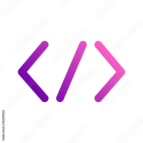 coding gradient icon